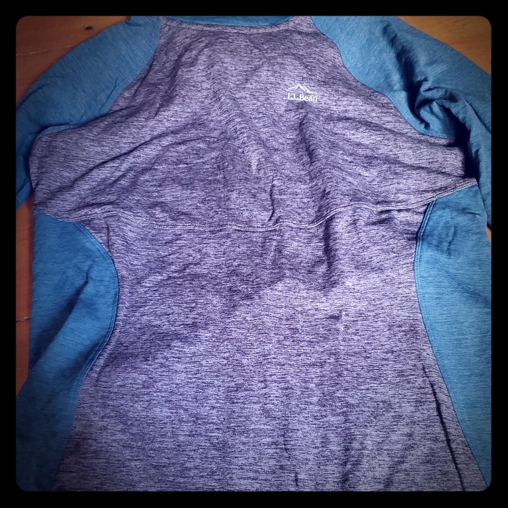 Llbean fleece lined pullover